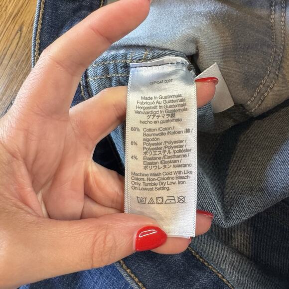 Madewell Jeans 10" High-Rise Skinny Womens Size 27 Dark Wash Stretch Denim - Picture 8 of 8